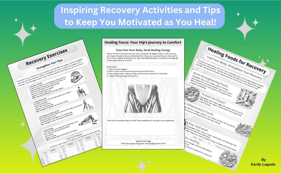 After hip surgery recovery book